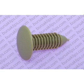 Resim Üniversal Döşeme Klipsi Bej 7,50x22x16 10 Adet 