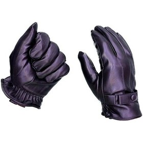 Resim motobisikletim dokunmatik suni deri eldiven kışlık 