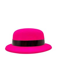 Resim Mey İthalat Neon Partisi Pembe Renk Melon Plastik Parti Şapkası Çocuk 