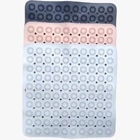 Resim Seahome Kare Masajlı Silikon Banyo & Duş Kaydırmazı paspas Pembe Renk Gp-150 Gp-1501 