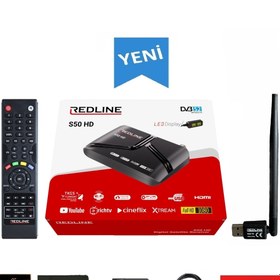 Resim Tekno61 S50 Full Hd Uydu Alıcısı Wifi Anteni Youtube Scart Av Kablo Tüplü Tv Uyumlu 