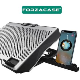 Resim 8 Fan Ayarlanabilir Notebook Laptop Soğutucu Telefon Tutucu Fc979 