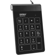 Resim KB-2014 Siyah USB Dokunmatik Numerik Standart Klavye 