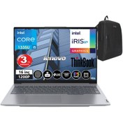 Resim ThinkBook 16 Gen6 IRL İntel i5 1335U 32GB DDR5 512GB SSD 16" WUXGA (1920x1200) FDOS TB21KH001ETR04+Zetta Çanta Lenovo