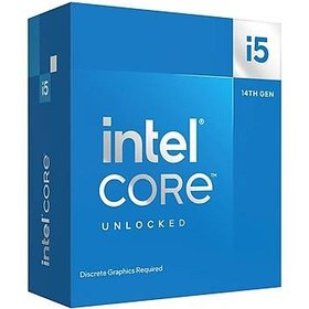 Resim INTEL 14.NESIL i5 14600KF 5.30 GHz 20M FCLGA1700 CPU İŞLEMCİ BOX BX8071514600KF 