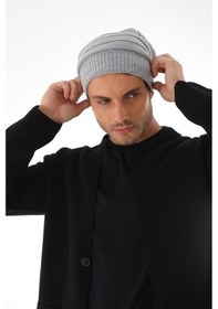 Resim Elif İç Giyim Erkek Gri İpli Bere Gri 