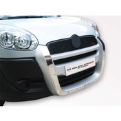 Resim Fiat Doblo 2 Ön Koruma Kromlu Fiber 2010 ve Sonrası 