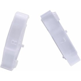 Resim NA PSP 2000 PSP 3000 Sol ve Sağ Düğmeler için Deal4GO L R Tetik Düğmesi Değiştirme - Şeffaf Beyaz 