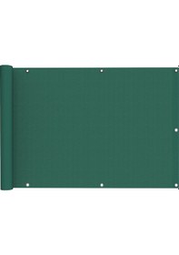 Resim 4 Metre X 65 Cm Yeşil Renk Polyester Balkon Demiri Brandası Su Geçirmez 1.sınıf 650g Çok Renkli 