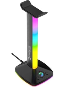 Resim AyrStore EliteRack RGB Gaming USB3.0 Oyuncu Kulaklık Standı 