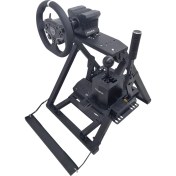 Resim Xblos R38 DD Katlanabilir Direksiyon Standı – Logitech, Thrustmaster, Moza, Fanatec Uyumlu 
