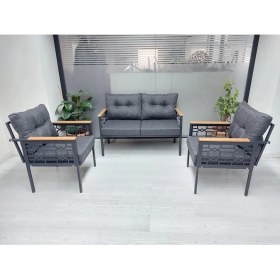 Resim Adım Shops Inci Balkon-Bahçe-Kafe Çay Seti Koltuk Oturma Takımı-Oturma Grubu 