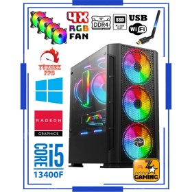 Resim Zeiron Ares ZX15 Intel Core I5-13400F 16GB Ddr4 Ram 512GB M.2 Nvme SSD 8gb 256BIT RX580 Oyuncu Masaüstü Bilgisayar 
