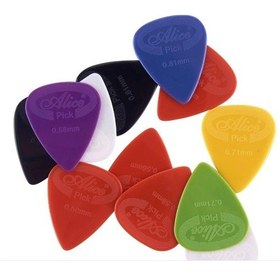 Resim 10 Adet-alice Nylon Kırılmaz Karma Numara Gitar Pena 