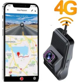 Resim Wevolt 4g Hb-10 2 Kameralı 1080P Fullhd Uzaktan İzlemeli Ön ve Araç İçi Kamera 