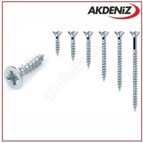 Resim Akdeniz Sunta Vidası 6X80 Sunta Vıdası (100Lük) 