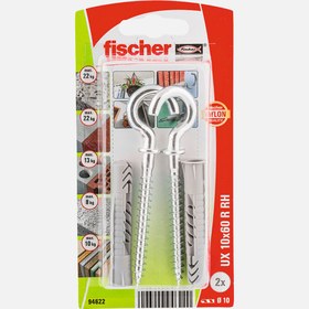 Resim Fischer UX 10x60 Universal Dübel Yuvarlak Kancalı 