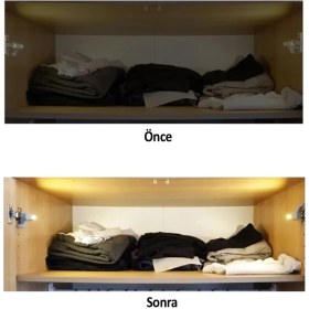 Resim Loggia Gardrop Dolap Içi Düzenleyici LED Aydınlatıcı Menteşe Işığı 