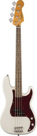 Resim Squier 0374510505 Classic Vibe '60s Precision Bass Gitar (olympic White - Laurel Klavye) | Vintage Üst Seviye Güçlü Alnico Split-coil Manyetik Ve Dönem Doğru Tasarım 