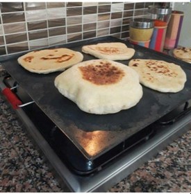 Resim Firstwork Ocak Üstü Kare Sac Bazlama Börek Katmer Sacı 