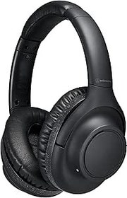 Resim Audio-Technica ATH-S300BTBK Kablosuz Kulaklıklar, Siyah 