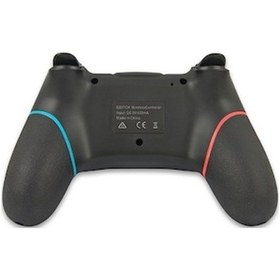 Resim Flybuy Kablosuz Bluetooth Oyun Kolu - 6 Eksen Titreşimli Switch Pro Kolu Mavi/kırmızı 