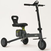 Resim İgofor 3 Tekerlekli Katlanabilir Elektrikli Oturulabilir Scooter Gri 