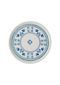 Resim Zuccii Home Santorini Yuvarlak Tepsi - Renkli - 35,5 Cm Çok Renkli 