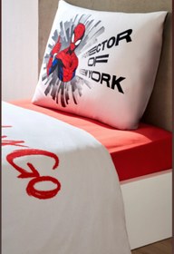 Resim Özdilek Disney Spiderman Go Spide Rf Tek Kişilik Nevresim Takımı Gri 