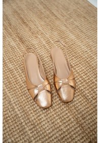 Resim Goldie Düz Casual Kadın Babet Rose 