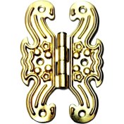 Resim Dekoratif Sac Kelebek Menteşe - Büyük, Sarı, 100 Adet 