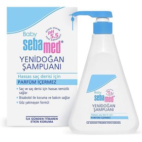 Resim Sebamed Baby Göz Yakmayan Yenidoğan Uyumlu Bebek Şampuanı 500 ml 