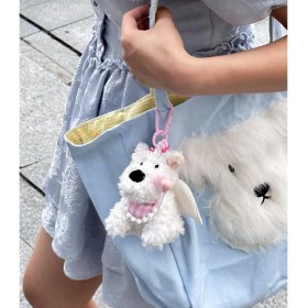 Resim OEMG 1 Adet Karikatür Çanta Çekicilik Anahtarlık Sevimli Iyi Şanslar Hediye Peluş Oyuncaklar Bebekler (Yurt Dışından) 