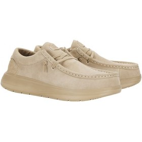 Resim Oxford Klasik Erkek Hd.41975-265 Hey Dude Wally Comf Suede Tan Taba 
