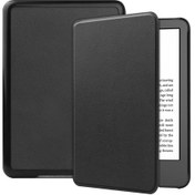 Resim Kindle 11th Generation Kılıf, Hafif Üç Katlı Standlı Akıllı Kılıf Tablet Kılıfı 