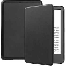 Resim Kindle 11th Generation Kılıf, Hafif Üç Katlı Standlı Akıllı Kılıf Tablet Kılıfı 