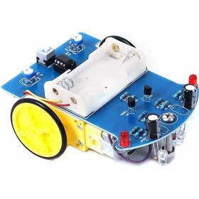 Resim Basit Çizgi İzleyen Robot Kiti - Demonte 