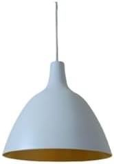 Resim Rsylight Rys Retro Metal Dekoratif Beyaz Içi Gold Tekli Sarkıt Avize Çap:28 Cm 