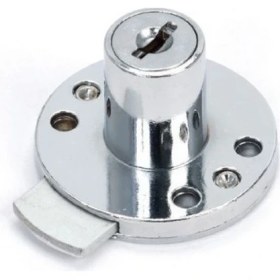 Resim Uğur Çekmece Kilidi 109 D16 H20 Yuvarlak Gri 