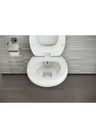 Resim VitrA İstanbul 4518B403-0090 Rim-ex Asma Klozet, VitrA Clean, 52 cm, Beyaz 
