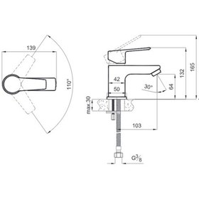 Resim Mare S Lavabo Bataryası Krom 