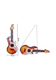 Resim Oyuncak Elektro Gitar Okul Gösteri Için Oyuncak Gitar 
