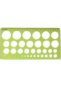 Resim Hatas Daire Şablonu 1-35 Mm 02271 Çok Renkli 