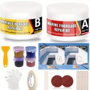 Resim Tekne Kiti, Deniz Fiberglas Epoksi Dolgu, Jet Skilerden Yatlar'a Çeşitli Teknelerin Tamiri İçin Kullanılır, Çip, Çizik, Çatlaklar ve Delikler Dahil 