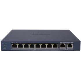 Resim Hıkvısıon 8port Poe 60w 2-uplink 10/100 Yönetilemez Switch Metal Ds-3e1310p-eı/m 