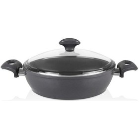 Resim Falez Seramik Karnıyarık Tencere 24 Cm Füme Renk Füme 