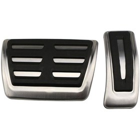 Resim Dsg Spor Pedalları Fit A4 B8 A6 A7 A8 S4 Rs4,a5 S5 Rs5 8t,q5 Sq5 8r Yakıt Fren Footrest Pedalı Kapak Oto Aksesuarları At Without Rest Pedal 