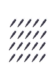 Resim Monyee Tatuaj Egzersiz Kalemi - Tek Parça İğne, Papatya Üstünde Yumuşak Çizim, Çoğu Tatuaj Makinesine Uygun, 20 Adet Siyah 