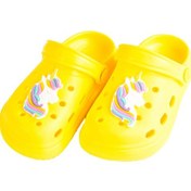 Resim Unicorn Kız Çocuk Kaymaz Taban Terlik Sandalet 001 