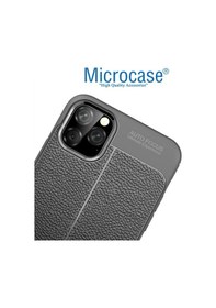 Resim Microcase Apple Uyumlu iPhone 11 Pro Leather Silikon Kilif - Siyah 385684799 